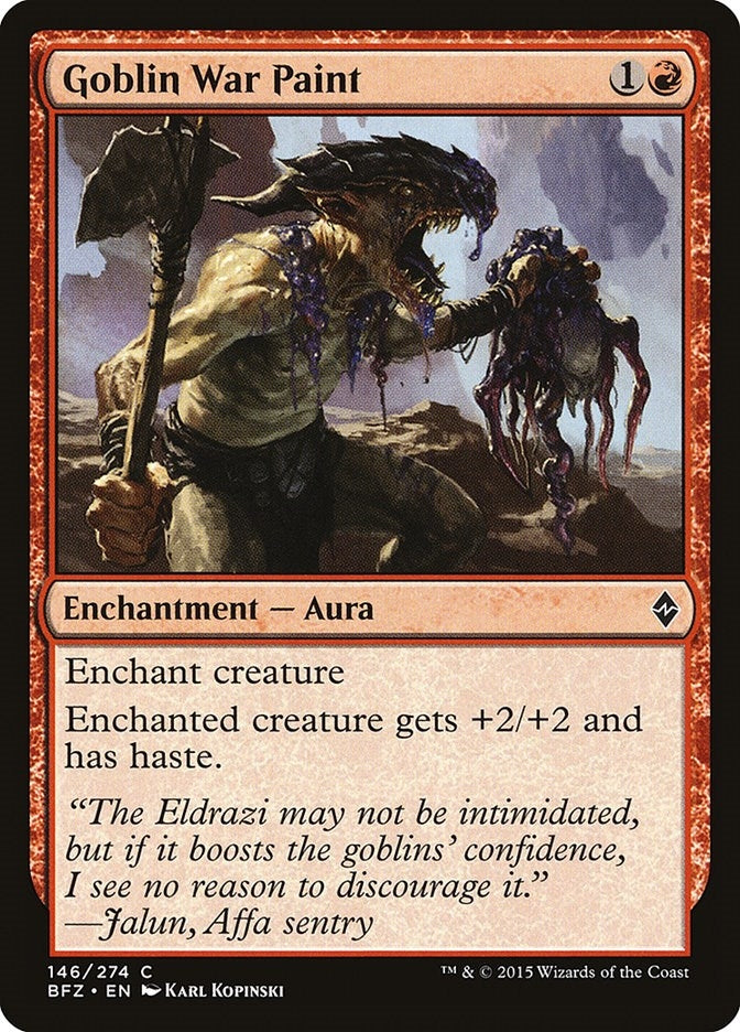 Image for Goblin War Paint (146) (Battle for Zendikar) - Magic: The Gathering