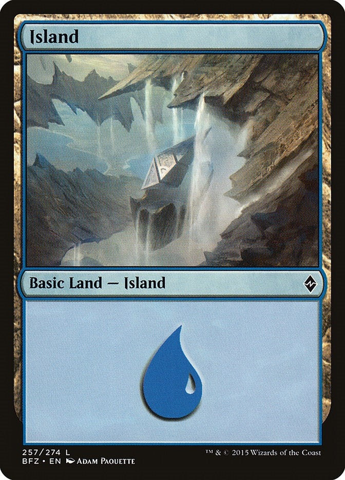 Island (257) (257) (Battle for Zendikar)