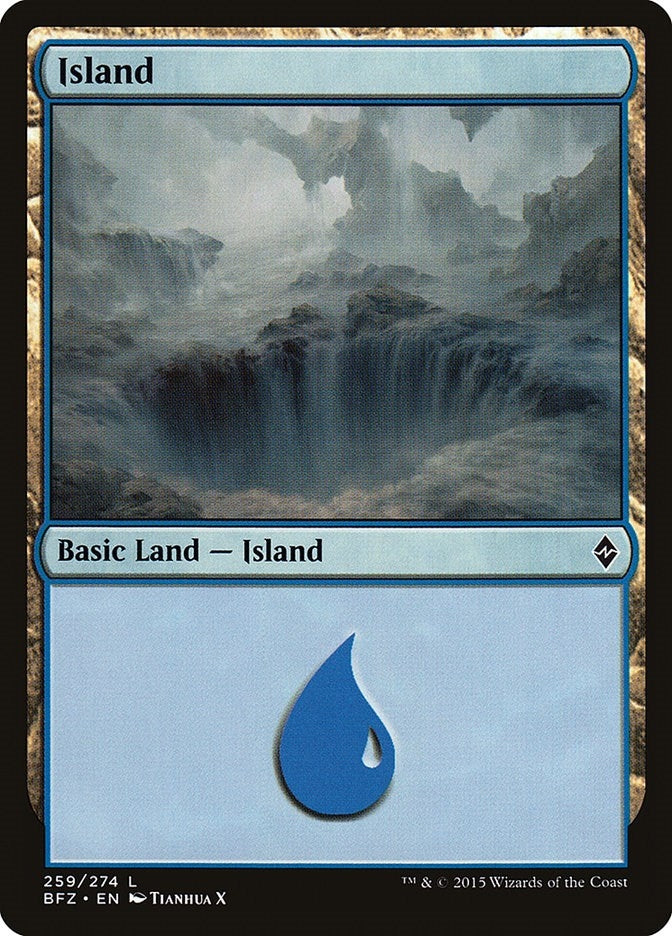 Island (259) (259) (Battle for Zendikar)