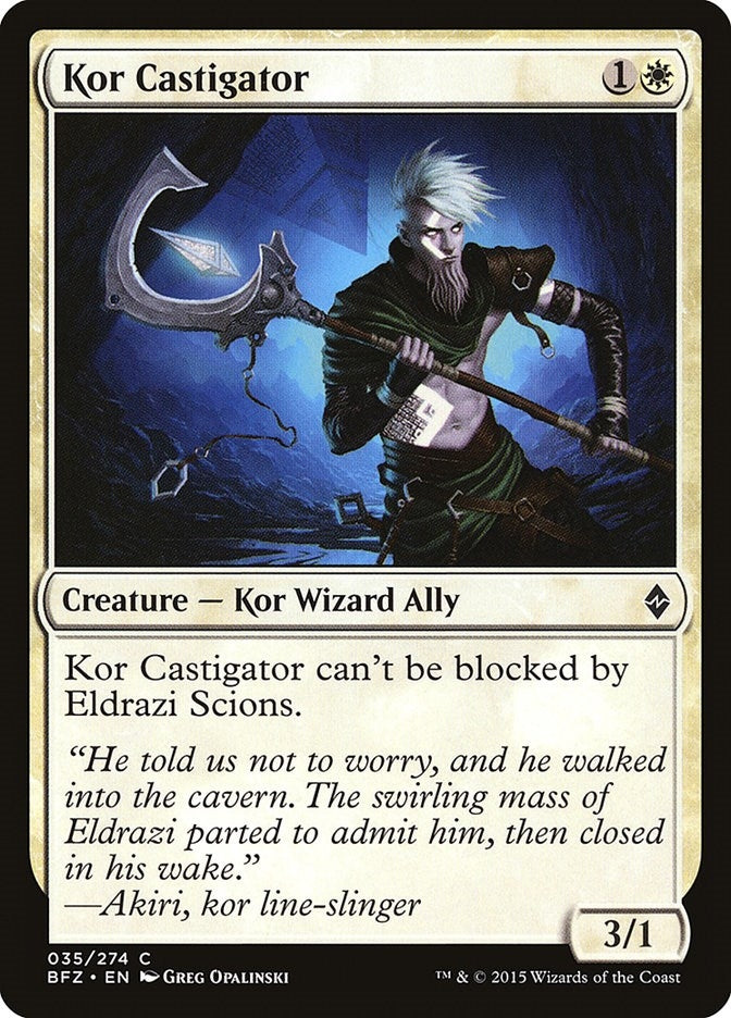 Image for Kor Castigator (35) (Battle for Zendikar) - Magic: The Gathering