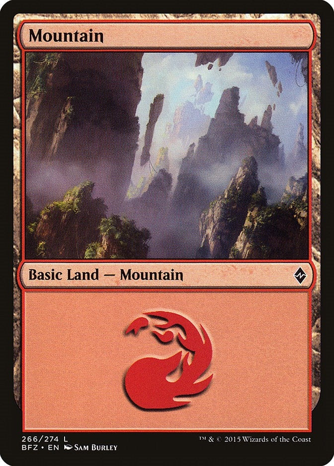 Mountain (266) (266) (Battle for Zendikar)