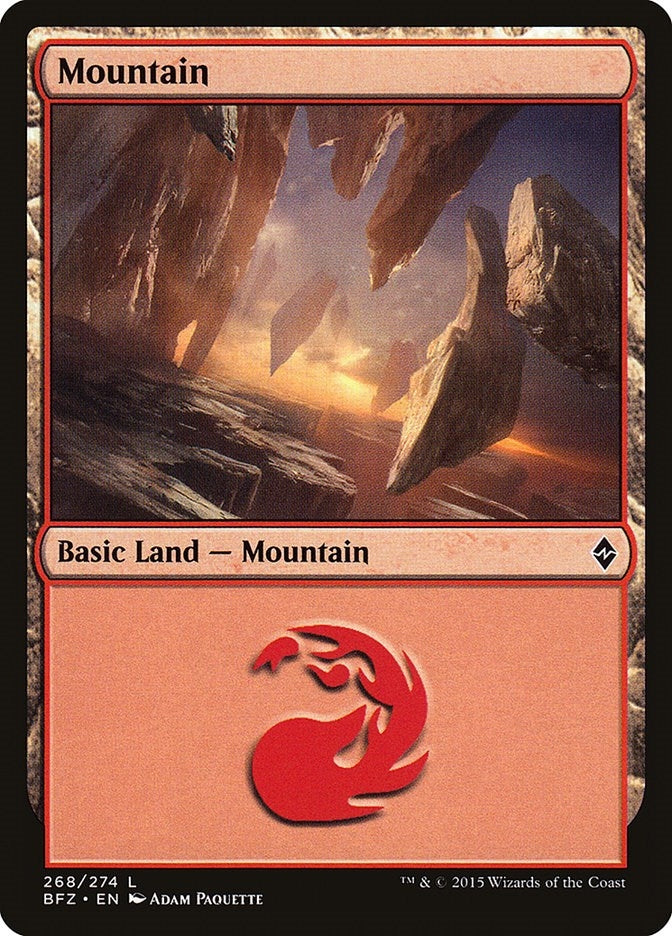 Mountain (268) (268) (Battle for Zendikar)