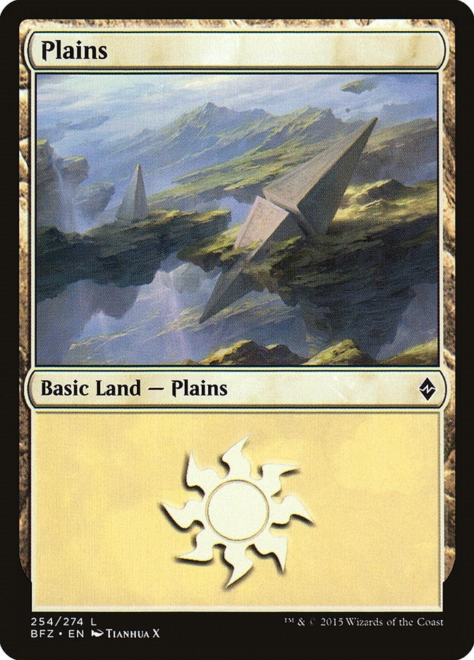 Plains (254) (254) (Battle for Zendikar)
