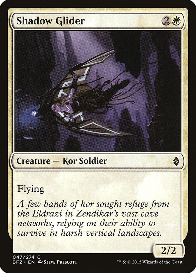 Image for Shadow Glider (47) (Battle for Zendikar) - Magic: The Gathering
