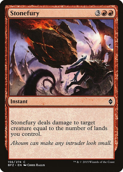 Stonefury (156) (Battle for Zendikar)