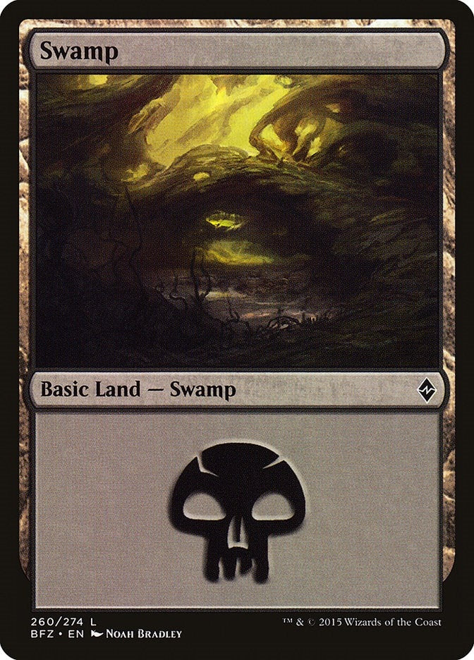 Swamp (260) (260) (Battle for Zendikar)