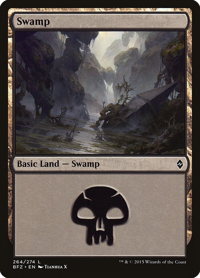 Swamp (264) (264) (Battle for Zendikar)