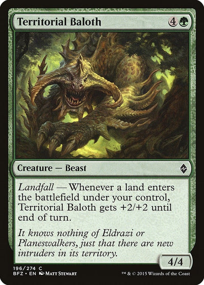 Territorial Baloth (196) (Battle for Zendikar)