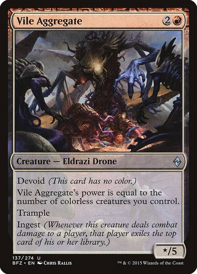Image for Vile Aggregate (137) (Battle for Zendikar) - Magic: The Gathering