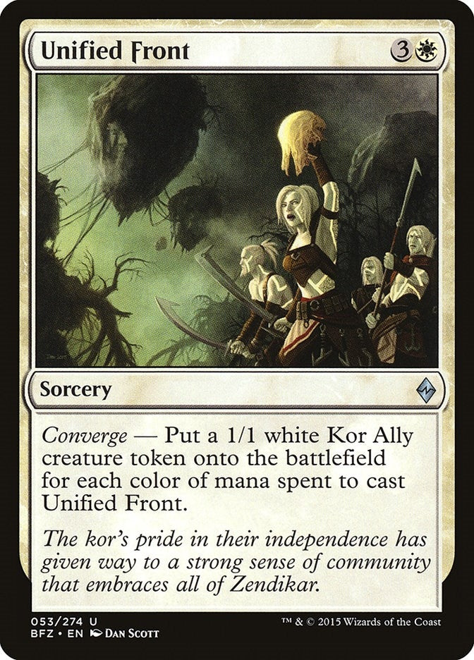 Image for Unified Front (53) (Battle for Zendikar) - Magic: The Gathering