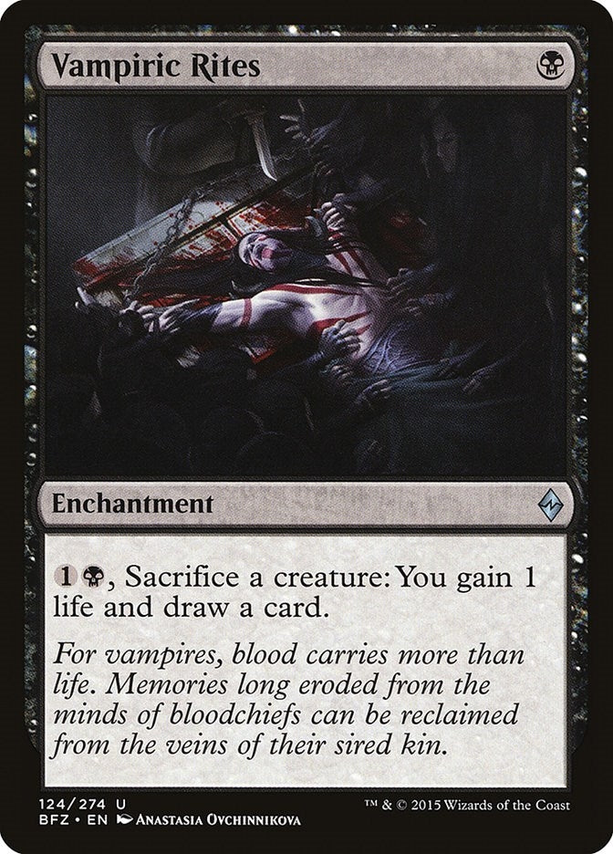 Vampiric Rites (124) (Battle for Zendikar)