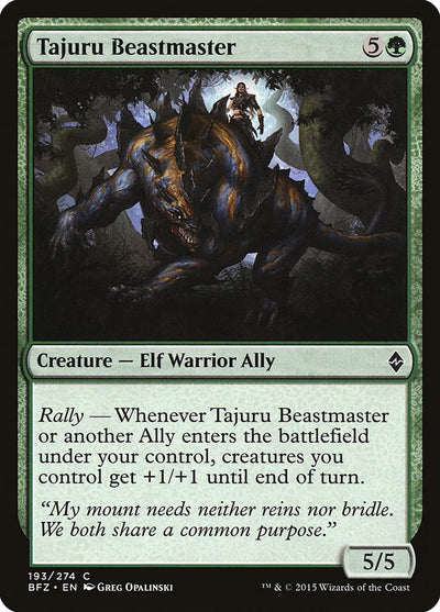 Tajuru Beastmaster (193) (Battle for Zendikar)