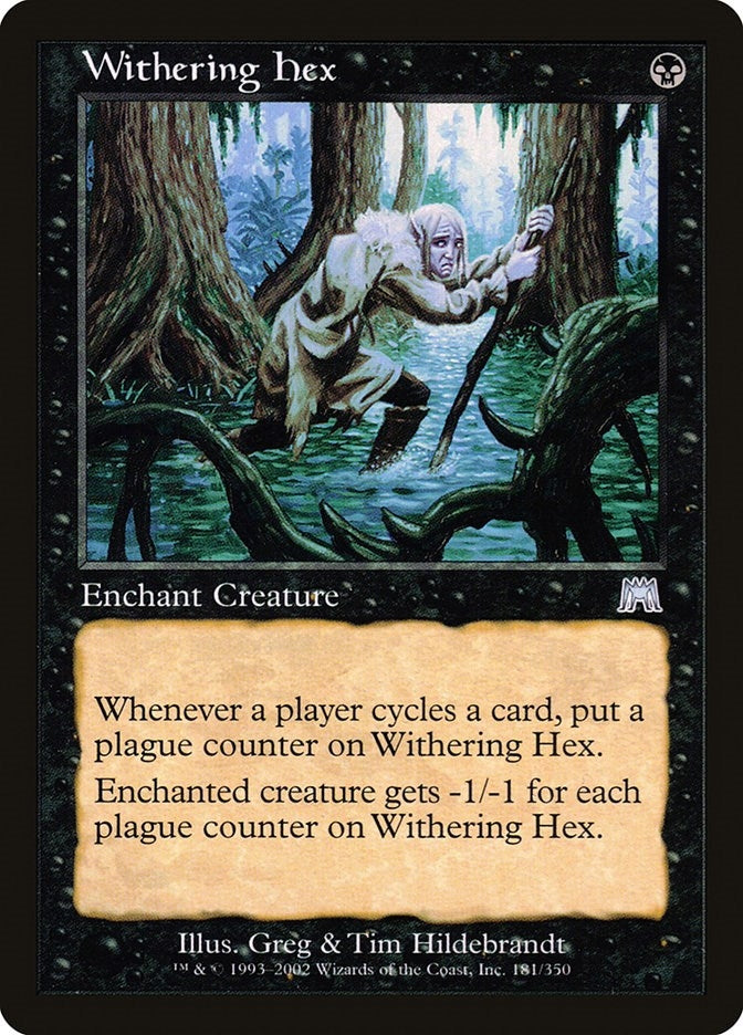 Image for Withering Hex (181) - Magic: The Gathering