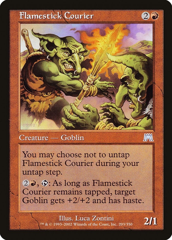 Flamestick Courier (203) (Onslaught)