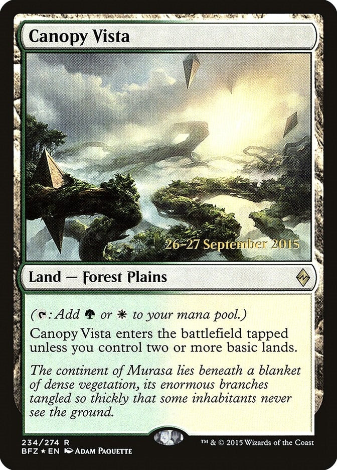 Canopy Vista (234) (Prerelease Cards)
