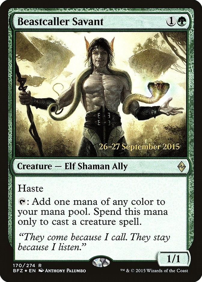 Beastcaller Savant (170) (Prerelease Cards)