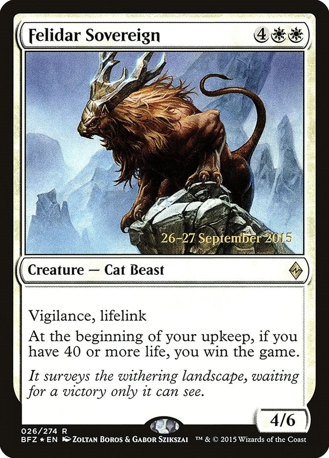 Felidar Sovereign (26) (Prerelease Cards)