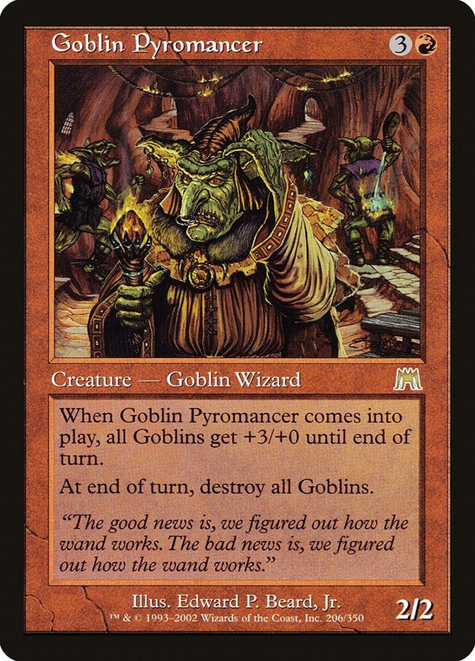 Goblin Pyromancer (206) (Onslaught)