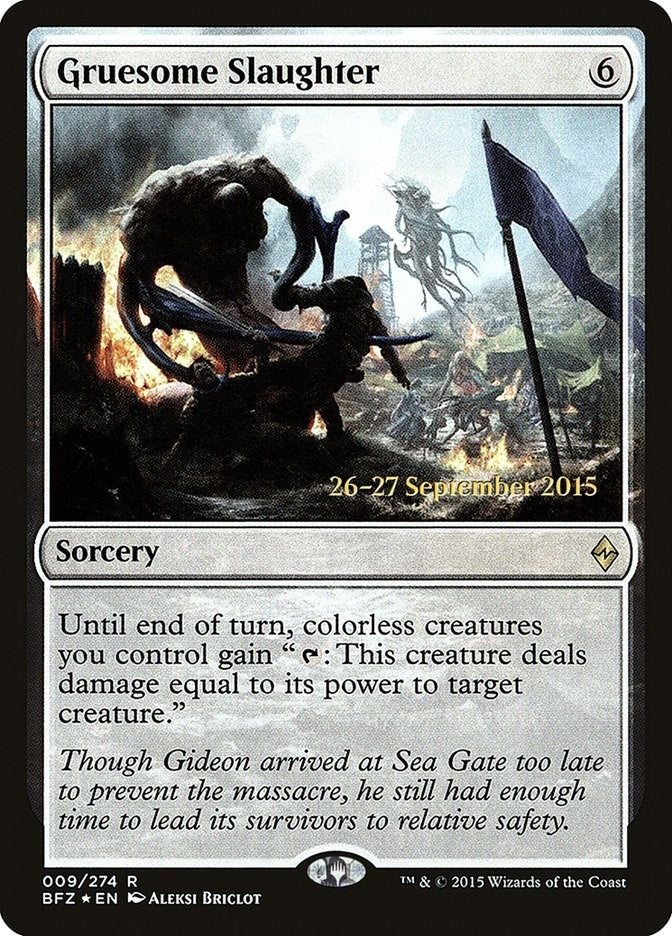 Gruesome Slaughter (9) (Prerelease Cards)