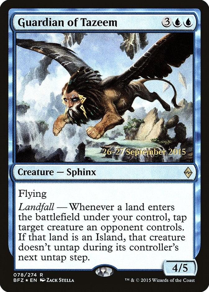 Guardian of Tazeem (78) (Prerelease Cards)