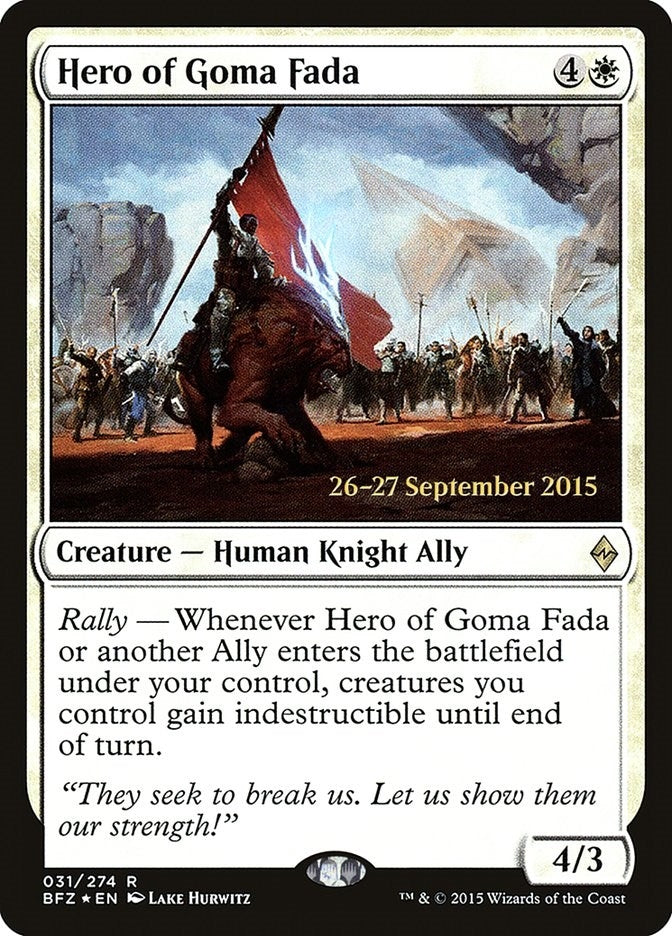 Hero of Goma Fada (31) (Prerelease Cards)
