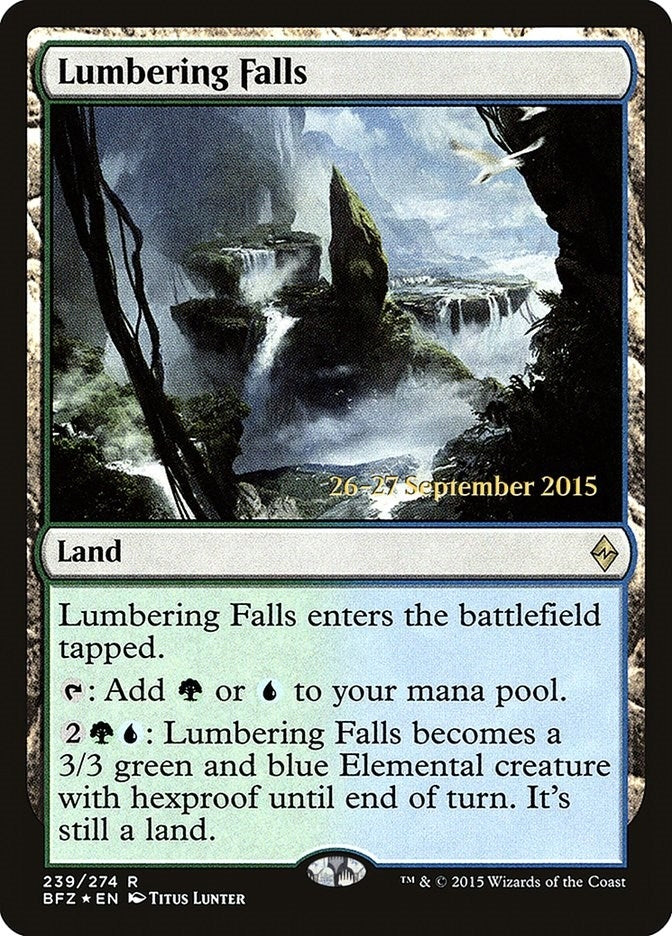 Lumbering Falls (239) (Prerelease Cards)