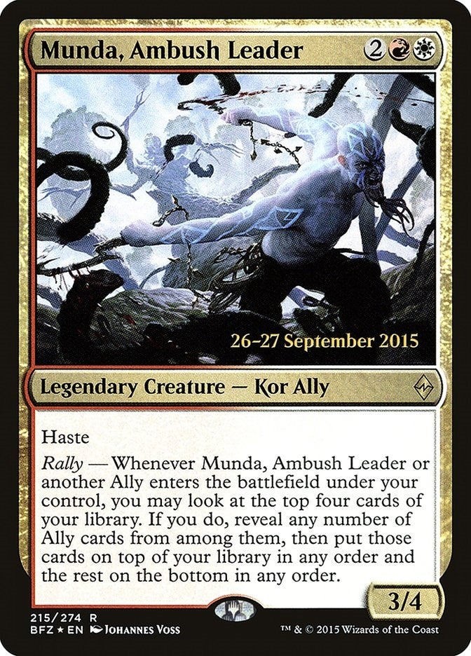 Munda, Ambush Leader (215) (Prerelease Cards)