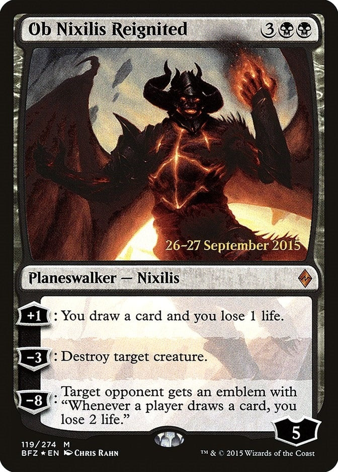 Ob Nixilis Reignited (119) (Prerelease Cards)
