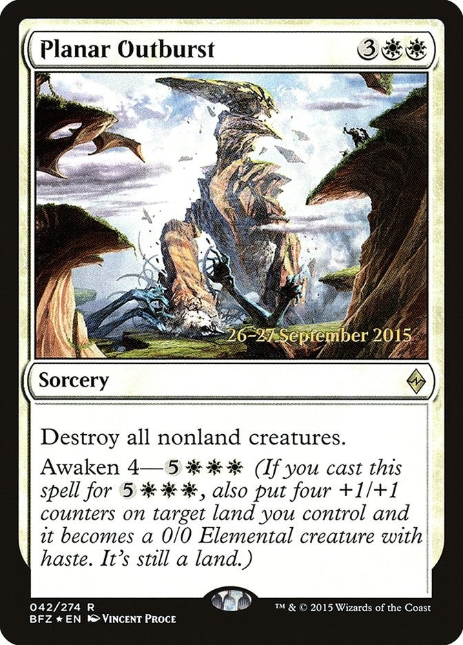 Planar Outburst (42) (Prerelease Cards)