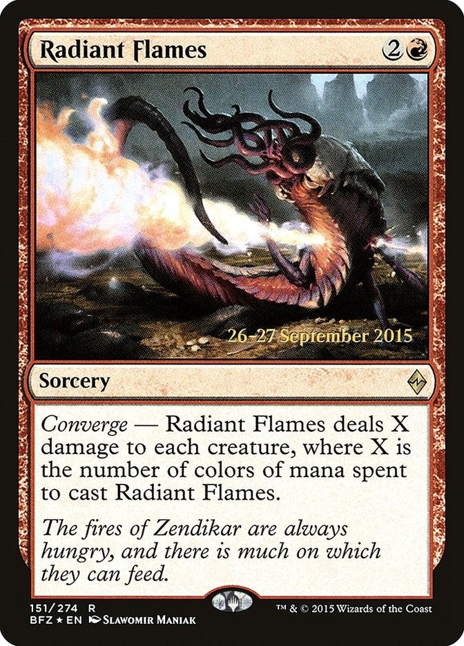 Radiant Flames (151) (Prerelease Cards)