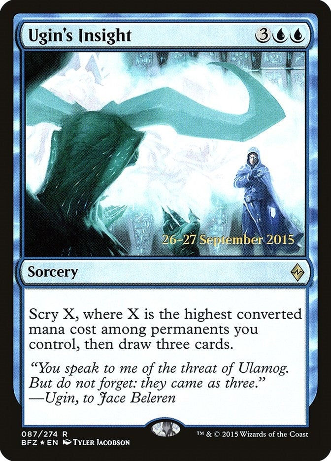 Image for Ugin's Insight (87) - Magic: The Gathering