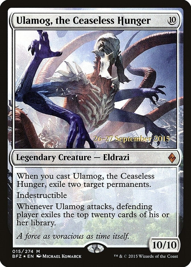 Image for Ulamog, the Ceaseless Hunger (15) - Magic: The Gathering