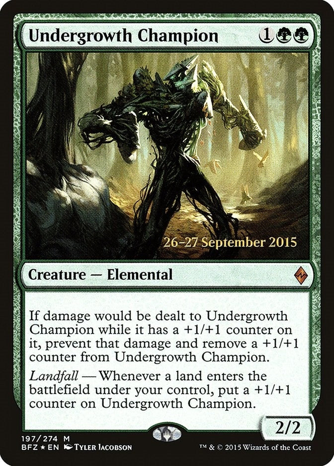 Undergrowth Champion (197) (Prerelease Cards)
