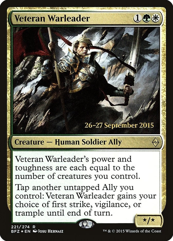 Image for Veteran Warleader (221) - Magic: The Gathering