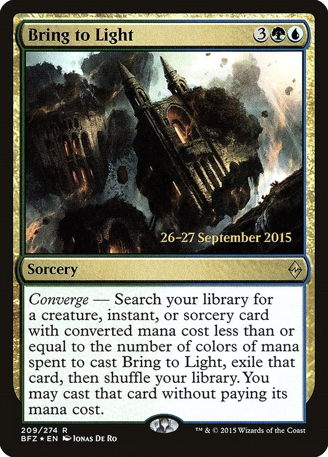 Bring to Light (209) (Prerelease Cards)