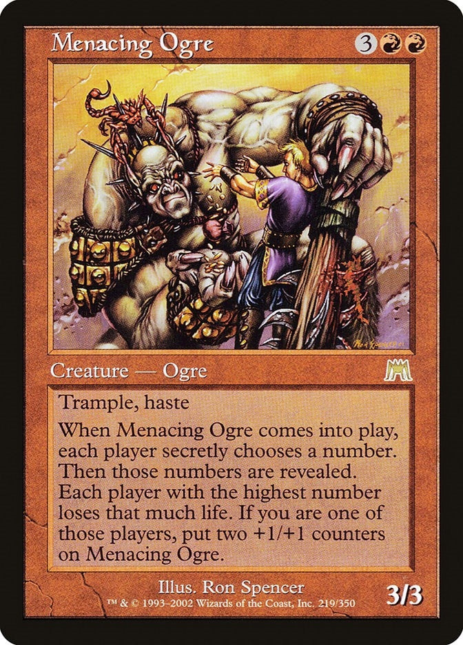Menacing Ogre (219) (Onslaught)