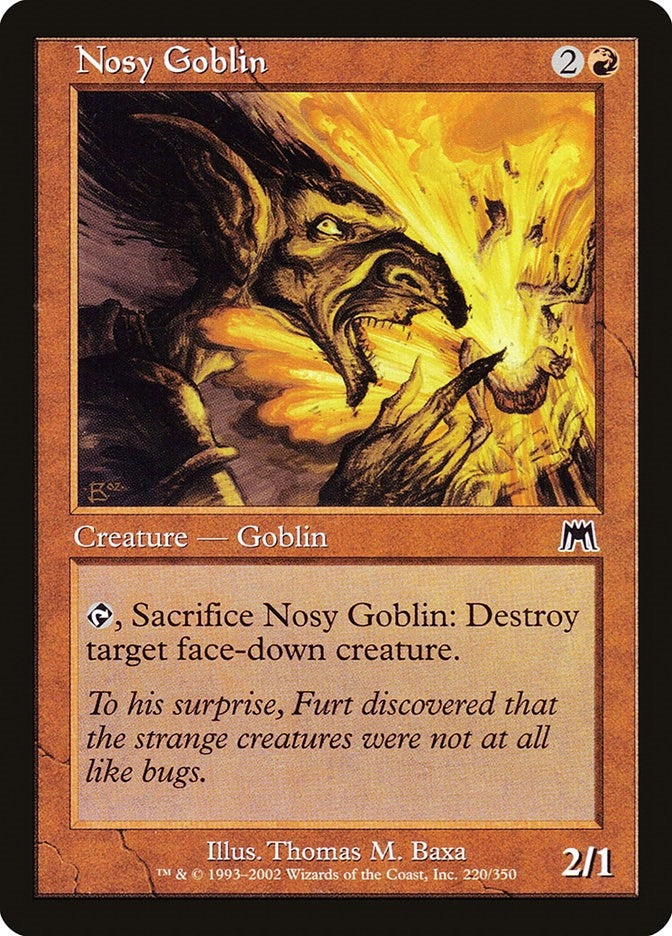 Nosy Goblin (220) (Onslaught)