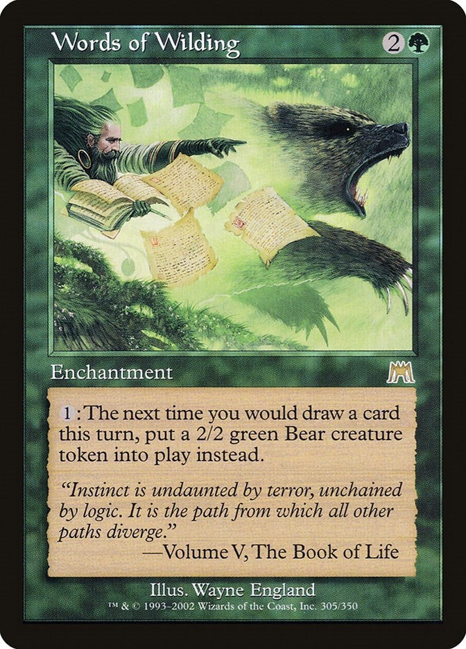 Words of Wilding (305) (Onslaught)