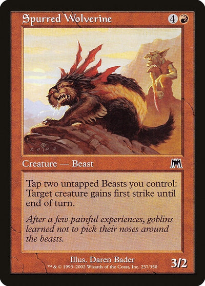 Spurred Wolverine (237) (Onslaught)
