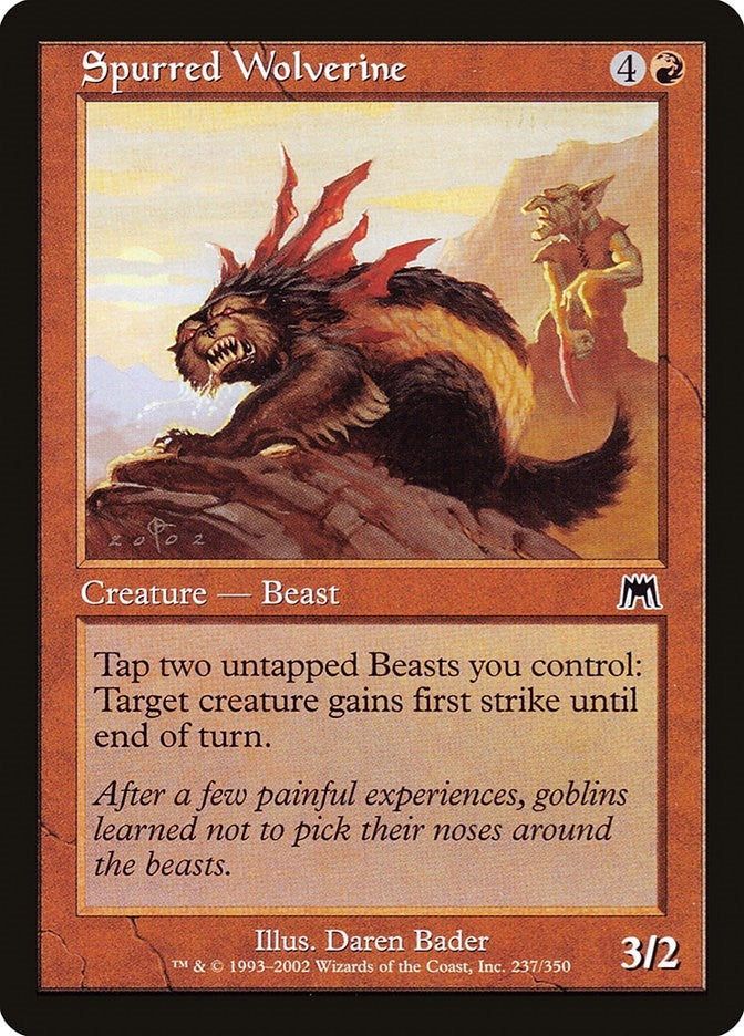 Spurred Wolverine (237) (Onslaught)