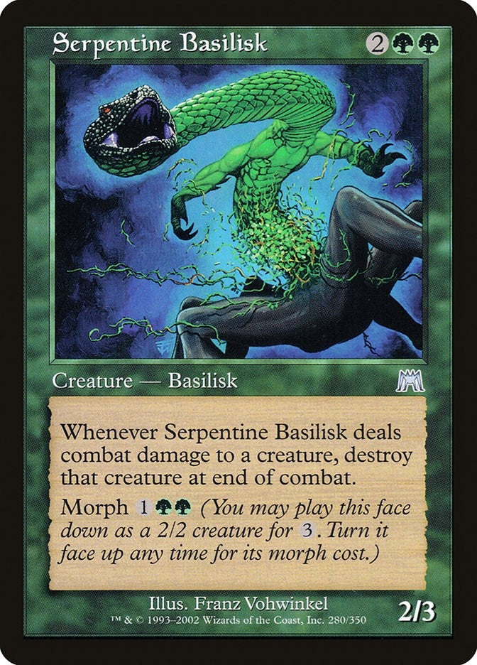 Serpentine Basilisk (280) (Onslaught)