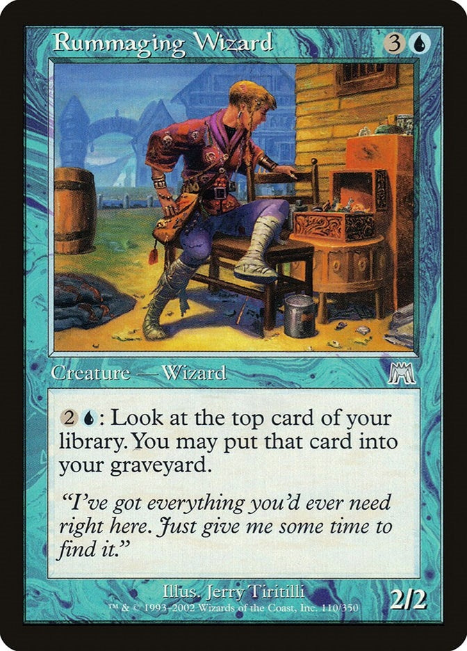 Rummaging Wizard (110) (Onslaught)