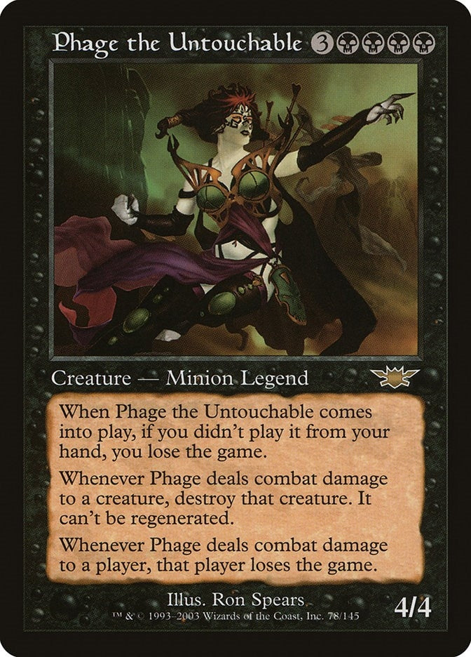 Phage the Untouchable (78) (Legions)
