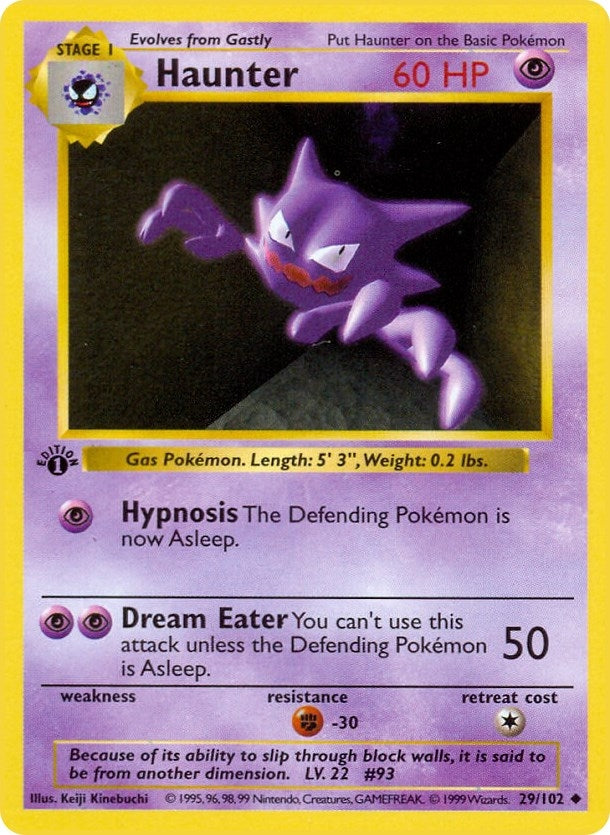 Image for Haunter (029/102) (Base Set (Shadowless)) - Pokemon