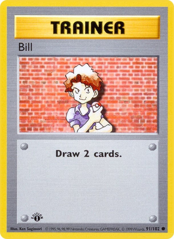 Image for Bill (091/102) (Base Set (Shadowless)) - Pokemon