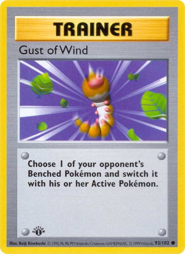 Image for Gust of Wind (093/102) (Base Set (Shadowless)) - Pokemon