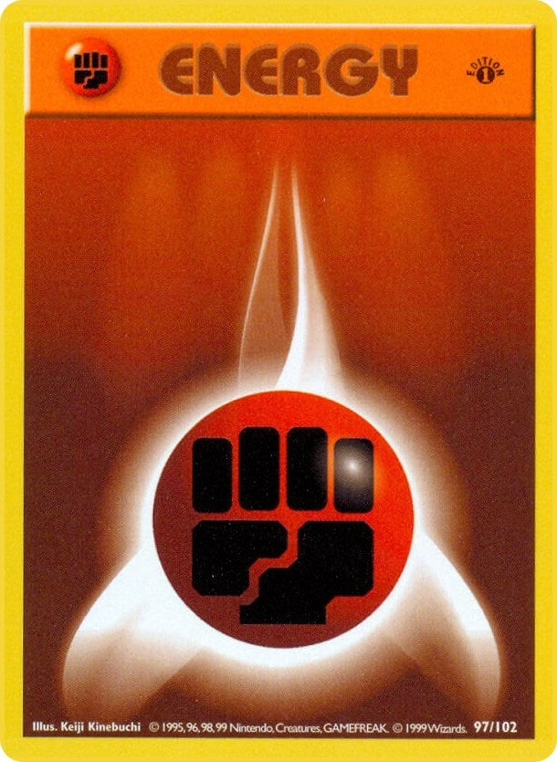 Image for Fighting Energy (097/102) (Base Set (Shadowless)) - Pokemon