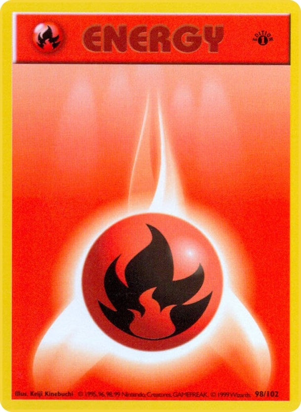 Image for Fire Energy (098/102) (Base Set (Shadowless)) - Pokemon