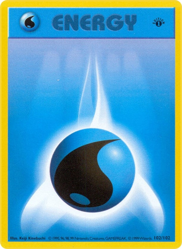 Image for Water Energy (102/102) (Base Set (Shadowless)) - Pokemon