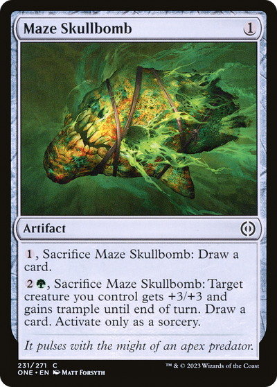 Maze Skullbomb (ONE-231) - Phyrexia: All Will Be One Foil